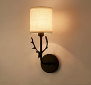 Modern Bedroom Bedside Aisle Wall Lamp Wrought Iron Antlers Living Room Hotel Lamps